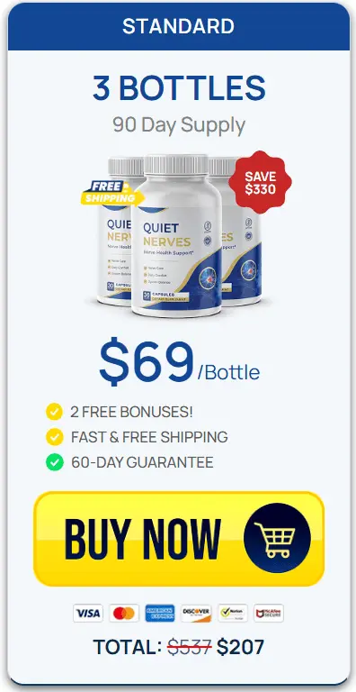 buy quiet nerves 3 bottles